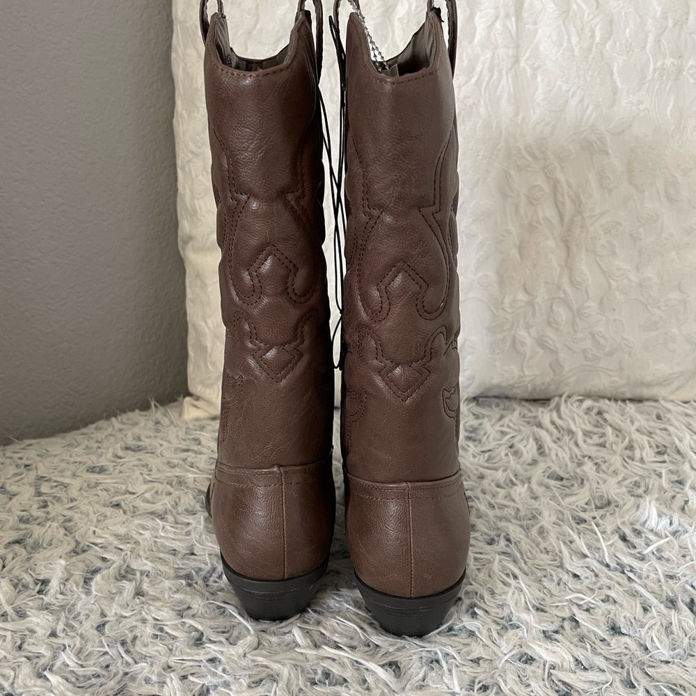 Womens SODA Mid-calf Western Boots - Picture 4 of 9